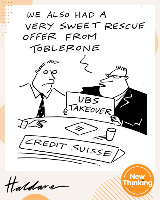 Cartoon on credit suisse
