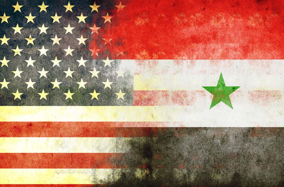 American Syrian flag